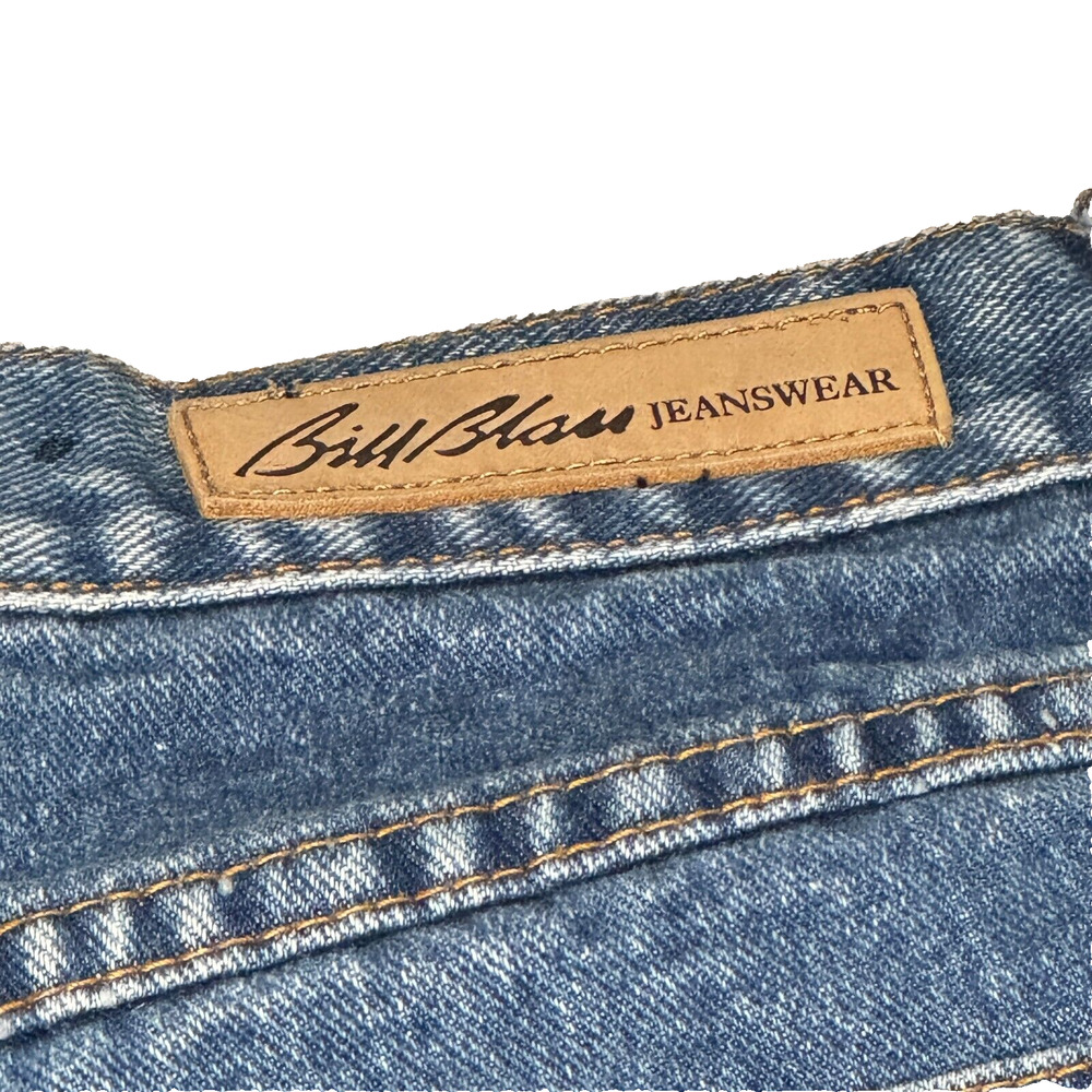 VTG Y2K Bill Blass Womens Jeans Size 12 Blue Cotton Denim Easy Fit Classic Taper